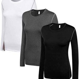 Muzniuer Womens Long Sleeve Workout Shirts-Long Sleeve Shirts for Women  Yoga Sports Running Shirt Workout Top